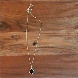 Black Kendra Scott Pendant Necklace